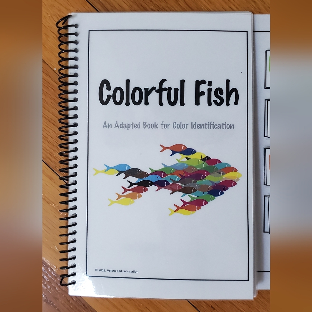 Adapted Colorful Fish Identification Book - Picture 2 of 4